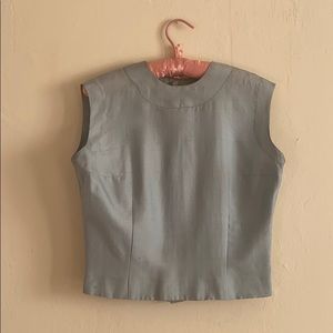 Vintage Sleeveless Crop Top
